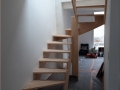 Escalier sur mesure double quart tournant